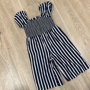 Janie and Jack Navy Striped Jumper